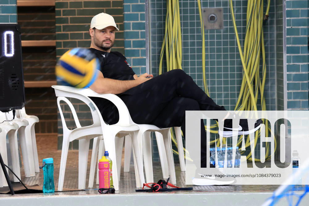 GER, DEU, Germany Women s Water Polo, Water Polo Champions League Qualifiers, 2026 Season, Berlin, Spandau 04 vs. Pallanuoto Trieste Coach Marko Stamm Spandau 04 nordphoto GmbH Engler Berlin Schwimhalle Schöneberg Berlin Germany