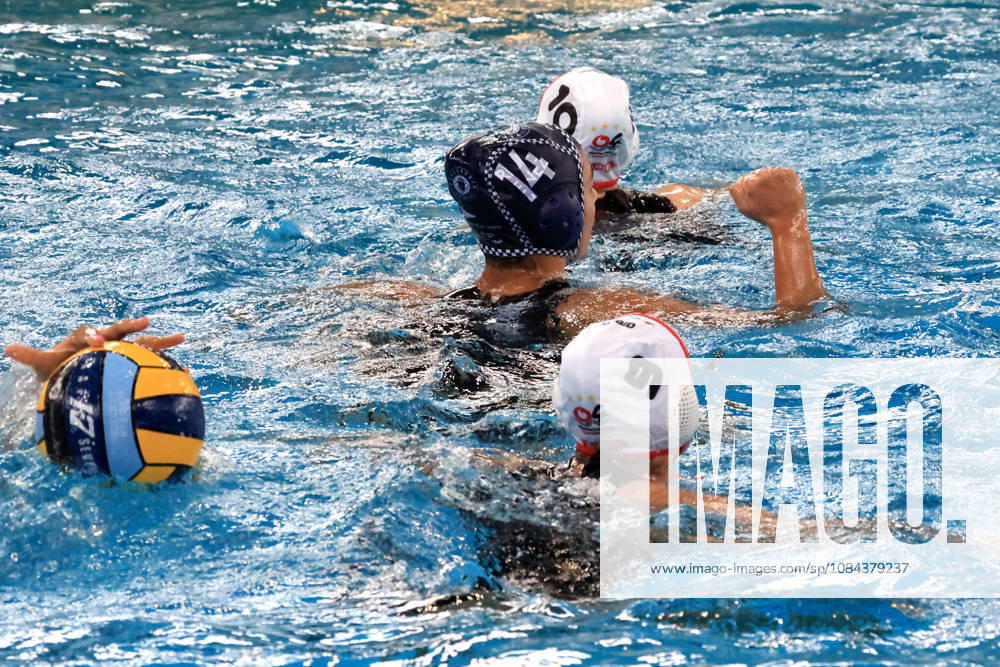 GER, DEU, Germany Women s Water Polo, Water Polo Champions League Qualifiers, 2026 Season, Berlin, Spandau 04 vs. Pallanuoto Trieste Paola Di Maria Pallanuoto Trieste 14, celebration, cheering, joy, happiness, happy, positive emotions, nordphoto GmbH Engler Berlin, Schwimmhalle Schöneberg, Berlin, Germany