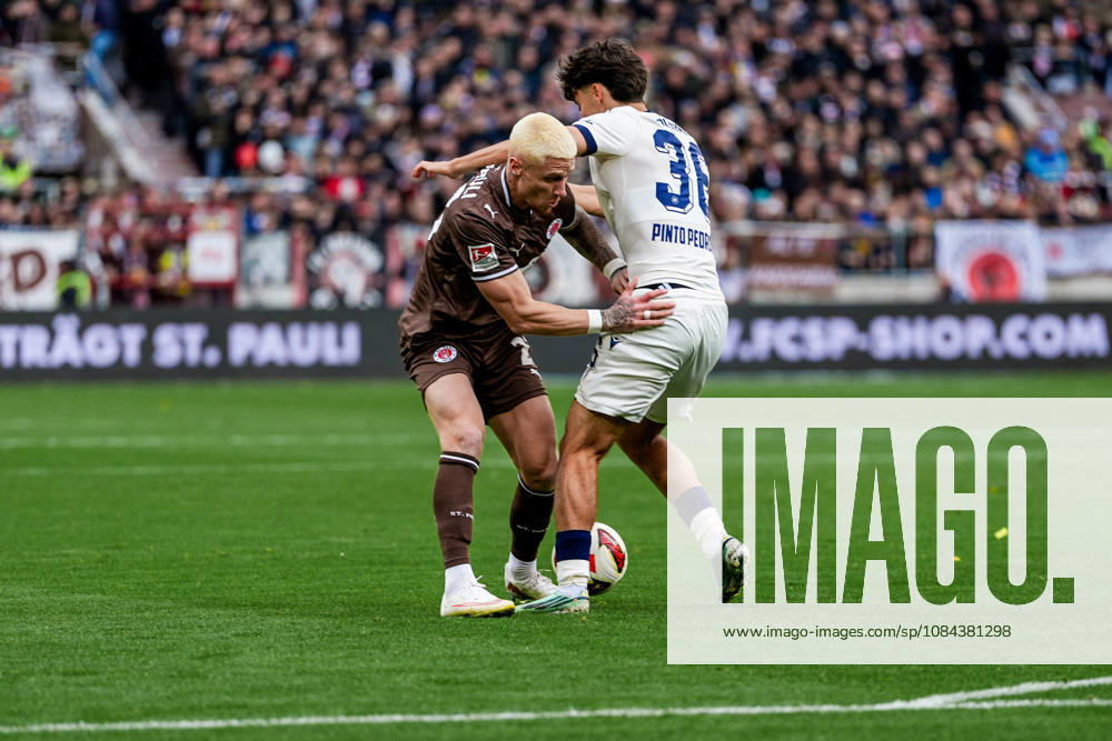 Germany Soccer 2. Bundesliga 2026–27, Matchday 7: FC St. Pauli vs. Karlsruher SC at Millerntor Stadium, Hamburg; St. Pauli: Louis Oppie; FC St. Pauli: 23, Rafael Pinto Pedrosa; Karlsruher SC: 36