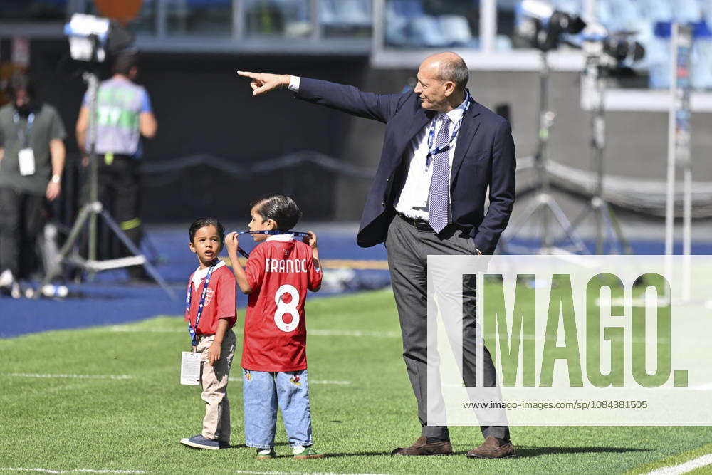 SOCCER - Serie A - SS Lazio vs. AC Monza Photo by IPA ABACAPRESS.COM89546186 - Mauro Baldissoni, president of AC Monza, during the 2026–2027 Serie A match between Lazio and Monza at the Stadio Olimpico on October 11, 2026, in Rome, Lazio. During the SS Lazio vs. AC Monza Italian Serie A soccer match in Rome, Italy, on October 11, 2026 Rome Italy