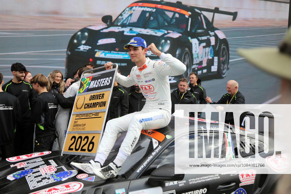 Porsche Sixt Carrera Cup Germany Final at the Hockenheimring, October 9–11, 2026 Porsche Sixt Carrera Cup Germany Final at the Hockenheimring, October 9–11, 2026 Race on Sunday Pictured: Keagan Masters (RSA), 2026 Porsche Sixt Carrera Cup Champion