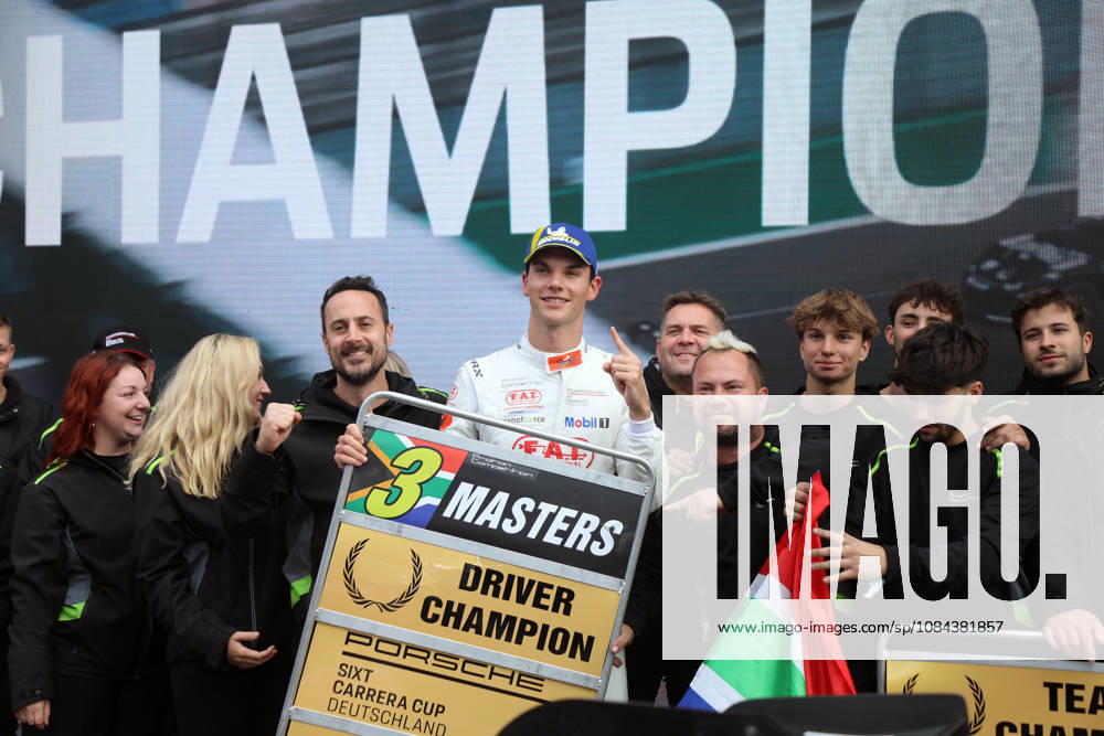 Porsche Sixt Carrera Cup Germany Final at the Hockenheimring, October 9–11, 2026 Porsche Sixt Carrera Cup Germany Final at the Hockenheimring, October 9–11, 2026 Race: Sunday Pictured: Keagan Masters (RSA), 2026 Porsche Sixt Carrera Cup Champion