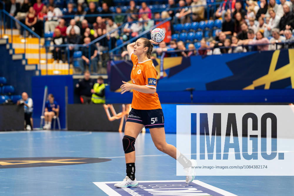 HSG Blomberg Lippe (GER) vs. Odense Handbold (DEN), Handball, EHF Champions League Women, Group Stage, October 11, 2026, 2026–2027 Season, Lemgo’s Helene Gigstad Fauske and Odense Handbold, No. 08 building up play at the Lemgo Phoenix Contact Arena in Germany