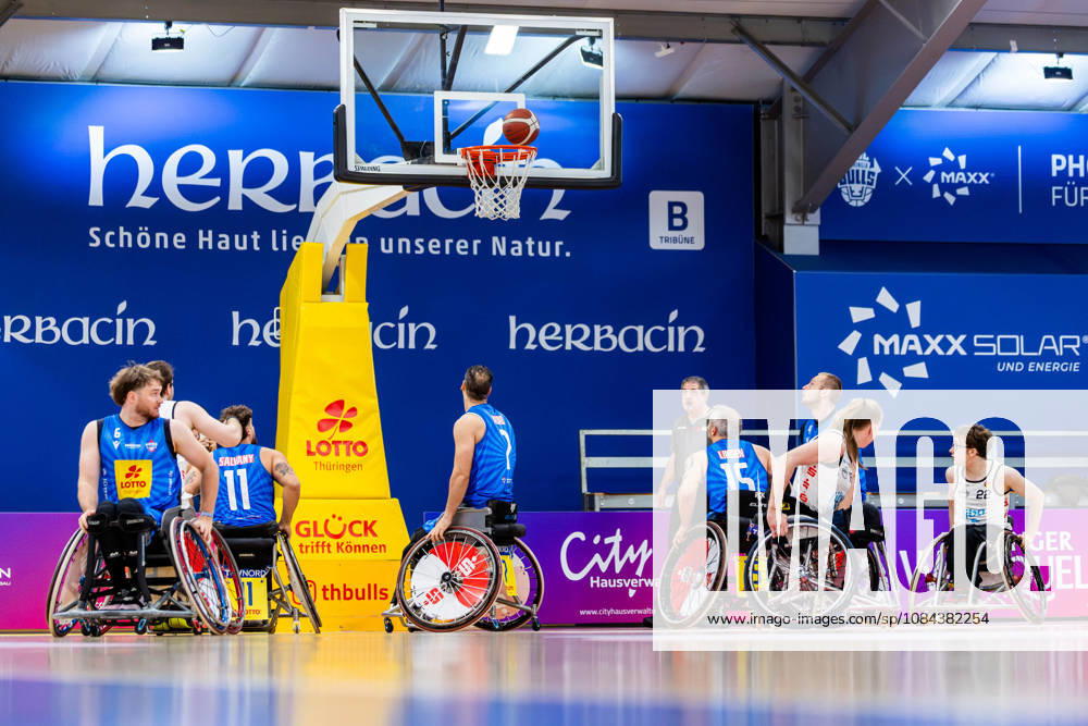 GER, Wheelchair Basketball, Men s and Women s, Season 26–27, Funke Cup, Regular Season, Thuringia Bulls vs. Spinto Münsterland, Vahid Gholamazad (Thuringia Bulls), Jordi Ruiz Jordan (Thuringia Bulls), Joakim Linden (Thuringia Bulls), 99189 Elxleben, Fit In Recreation Center, Sports Hall, Thuringia, Germany