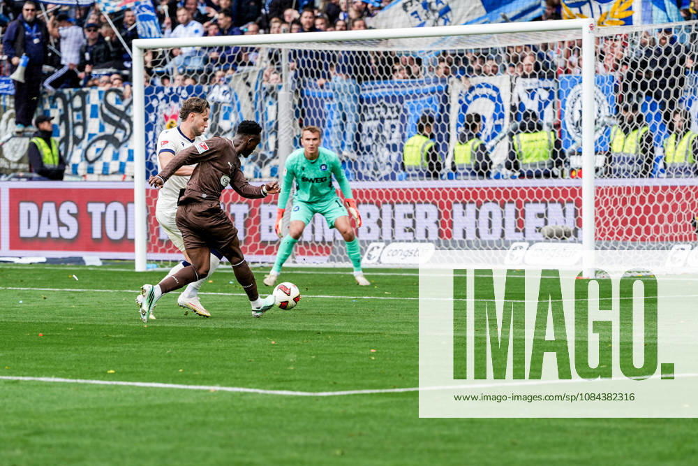 Germany Soccer 2. Bundesliga 2026–27, Matchday 7: FC St. Pauli vs. Karlsruher SC at Millerntor Stadium, Hamburg. St. Pauli 1–0 (goal by Abdoulie Ceesay for FC St. Pauli), 9