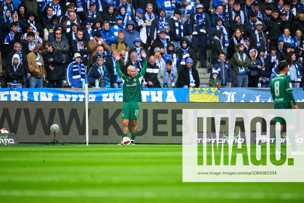 Ole Pohlmann Greuther Fürth, 10, GER, Hertha BSC vs. SPVGG Greuther Fürth, 2. Bundesliga, 2026–27 season, Matchday 7, October 11, 2026 DFL regulations prohibit any use of photographs as image sequences and or quasi-video GER, Hertha BSC vs. SPVGG Greuther Fürth, 2. Bundesliga, 2026–27 season, Matchday 7, October 11, 2026, Berlin