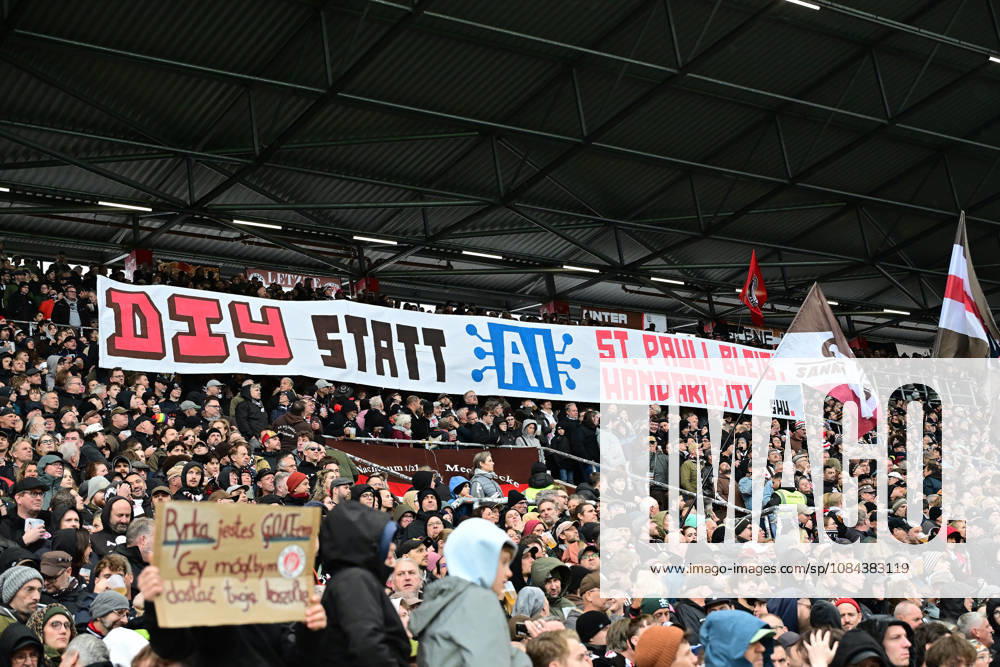 GER Soccer, Men, 2nd Division, Matchday 5, 2026–2027 Season, Hamburg, FC St. Pauli vs. Karlsruher SC – Feature: Pauli Fan Block. DFB and DFL regulations prohibit any use of photographs as image sequences and or quasi-video. Hamburg Millerntorstadion, Hamburg, Germany