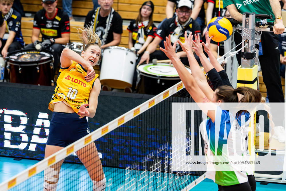 GER, Volleyball, Dekra 1st Division, Women, Season 26–27, Regular Season, VfB Suhl Lotto Thuringia Skurios Volleys Borken Lucia Herdova VfB Suhl Lotto Thuringia 98527 Suhl Wolfsgrube Sports Hall Thuringia Germany