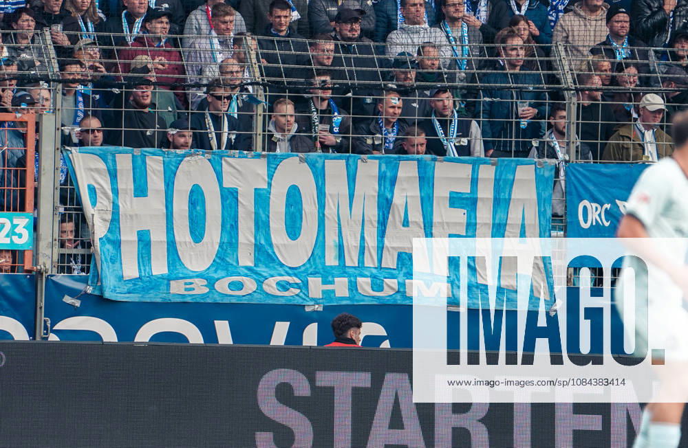 Germany Soccer 2. Bundesliga 2026–2027, Matchday 7: VfL Bochum vs. Arminia Bielefeld at Vonovia Ruhrstadion in Bochum—spectators, fans, stands, choreography, fan choreography, Bochum, Vonovia Ruhrstadion, Germany