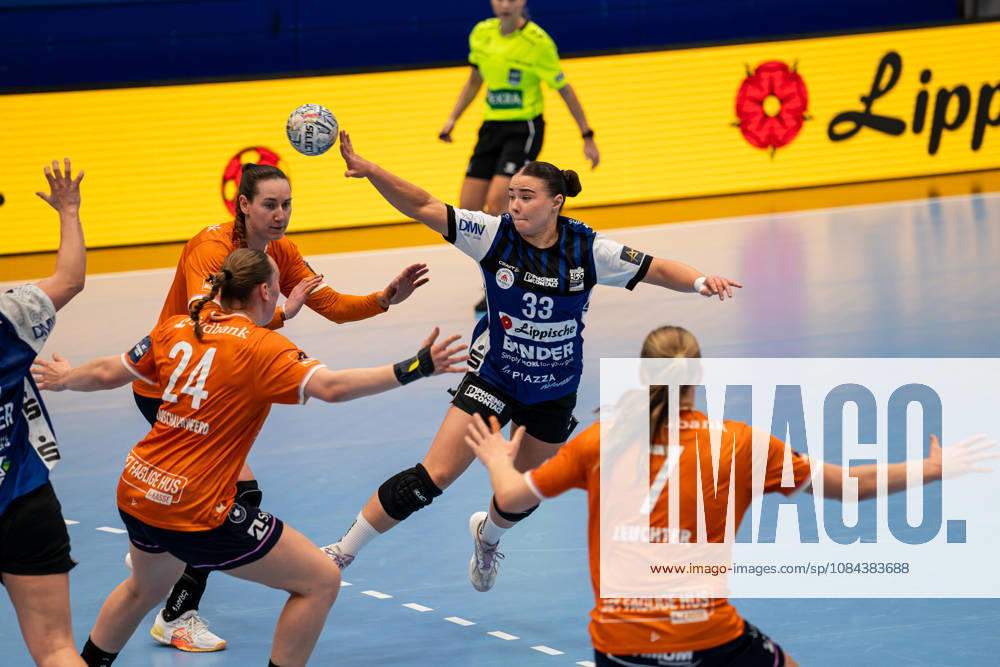 HSG Blomberg Lippe GER vs. Odense Handbold DEN, Handball, EHF Champions League Women, Group Stage, October 11, 2026, 2026–2027 Season, Lemgo Elin Magnusdottir HSG Blomberg Lippe, No. 33 on offense, Lemgo Phoenix Contact Arena, Germany