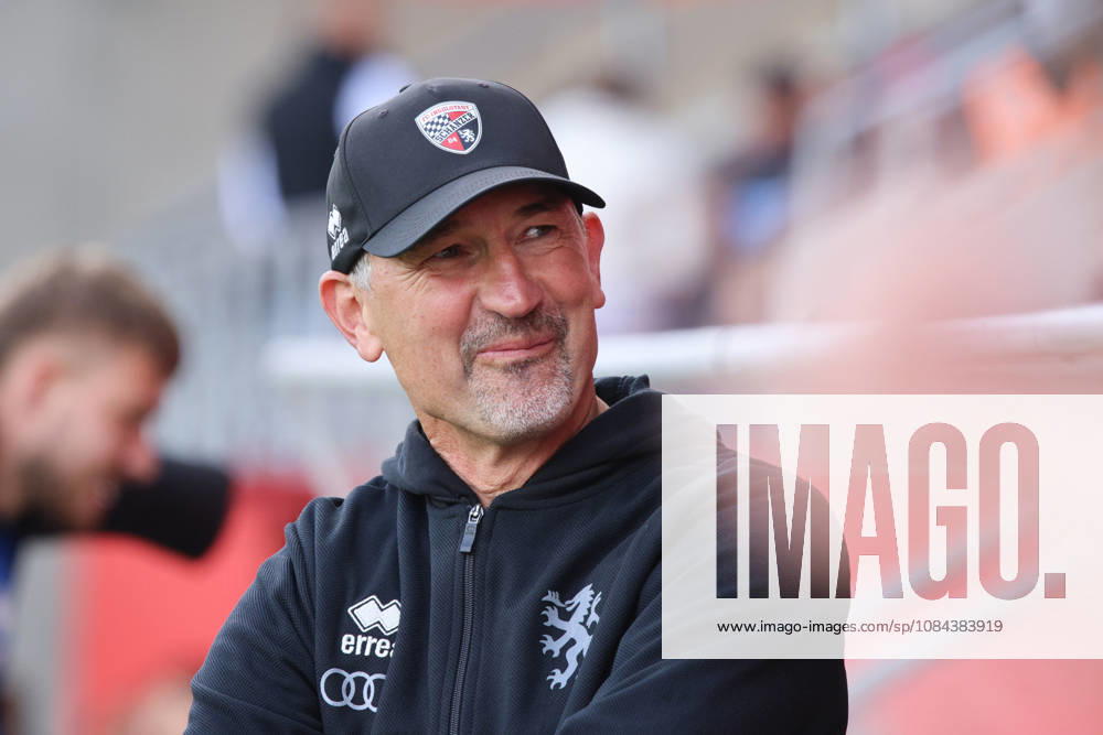 Today marks the first match day for Coach Achim Beierlorzer, head coach of FC Ingolstadt 04, in the game between FC Ingolstadt 04 and SV Wehen Wiesbaden on October 11, 2026, DFB regulations prohibit any use of photographs as image sequences and or quasi-video. GER, Soccer, 3. Liga, Matchday 8, FC Ingolstadt 04 vs. SV Wehen Wiesbaden, October 11, 2026, Audi Sportpark Ingolstadt