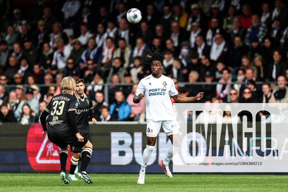 VELSEN - (lr) Matěj Šin of ADO Den Haag, Jelani Seedorf of Telstar during the Dutch Eredivisie match between Telstar and ADO Den Haag at the BUKO Stadium on October 11, 2026 in Velsen, the Netherlands. SONNY LENSEN ANP Eredivisie 2026 27 ANPxSportx IVx 572125412 originalFilename: 572125412