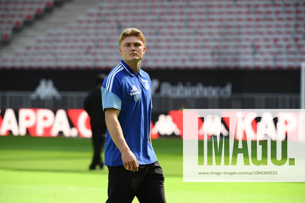 OGC Nice v RC Strasbourg Alsace - Ligue 1 McDonald s 2026 2027 Conrad HARDER of Strasbourg during Ligue 1 McDonald s match between Nice and Strasbourg at Allianz Riviera Stadium on October 11, 2026 in Nice, France. Nice France