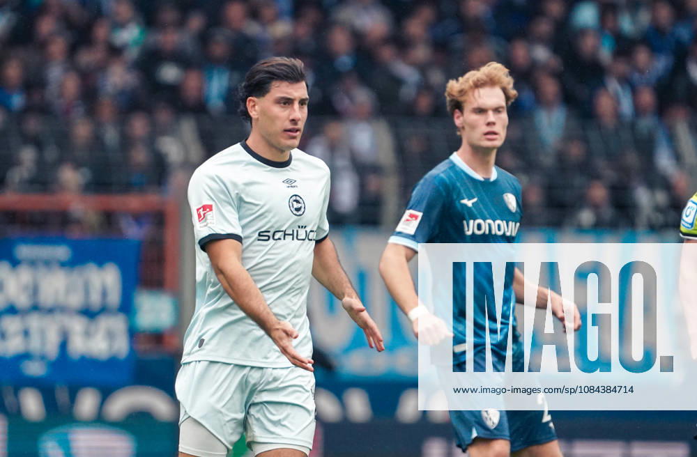 Germany Soccer 2. Bundesliga 2026–2027, Matchday 7: VfL Bochum vs. Arminia Bielefeld, Vonovia Ruhrstadion, Bochum—Gestures, Body Language, Emotion—Stefano Russo, Arminia Bielefeld, 21