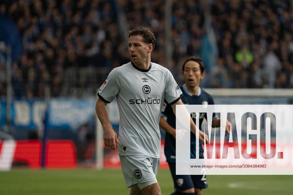 Bochum, Germany, October 11, 2026; 2. Bundesliga 2026–2027, Matchday 7: VfL Bochum 1848 vs. DSC Arminia Bielefeld. Pictured: Leon Jensen. DSC, DFL, and DFB regulations prohibit any use of photographs as image sequences and or quasi-video.