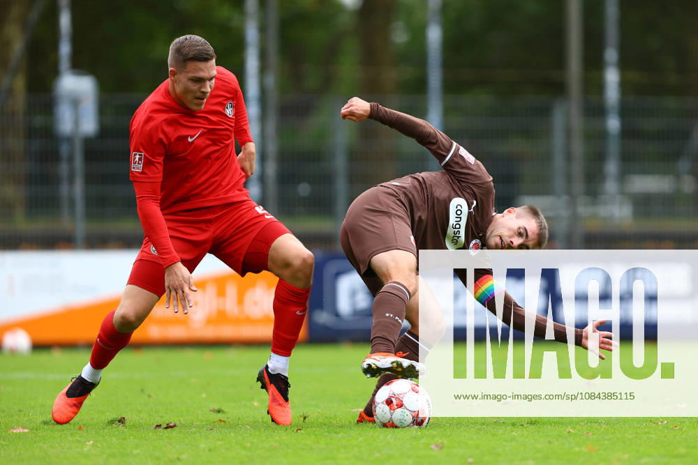 2 Luca Günther, FC St. Pauli U23, 4 Fabian Weigel HSC Hannover Men s First Team I Regionalliga Nord I 2026–2027 Season I Matchday 13 I FC St. Pauli U23 vs. HSC Hannover I October 11, 2026 I Edmund Plambeck Stadium