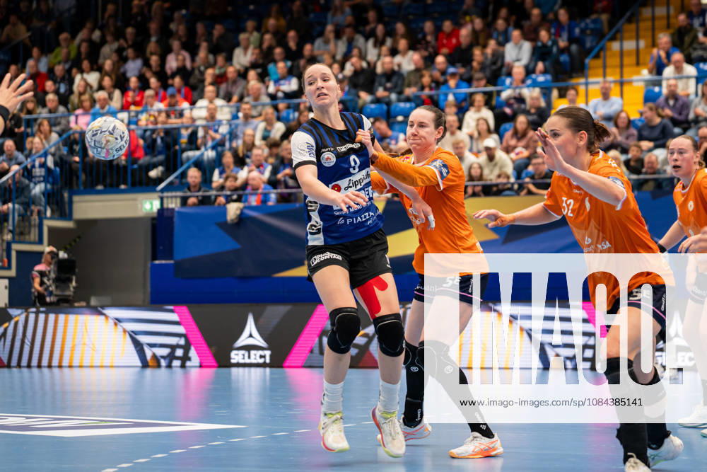 HSG Blomberg Lippe GER vs. Odense Handbold DEN, Handball, EHF Champions League Women, Group Stage, October 11, 2026, 2026–2027 Season, Lemgo’s Nieke Kuehne, HSG Blomberg Lippe, No. 9 on offense, Lemgo Phoenix Contact Arena, Germany