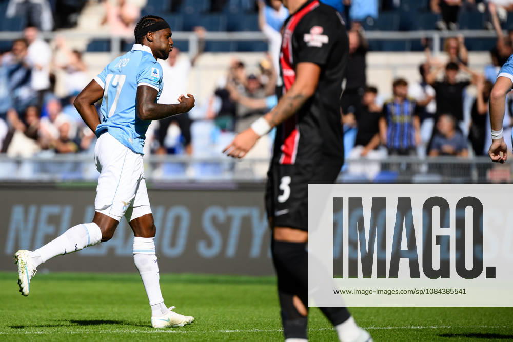 Nuno Tavares of SS Lazio celebrates after scoring the goal of 1-0 during the Serie A 2026 2027 football match between SS Lazio and AC Monza at Stadio Olimpico in Rome (Italy), October 11, 2026. AndreaxStaccioli