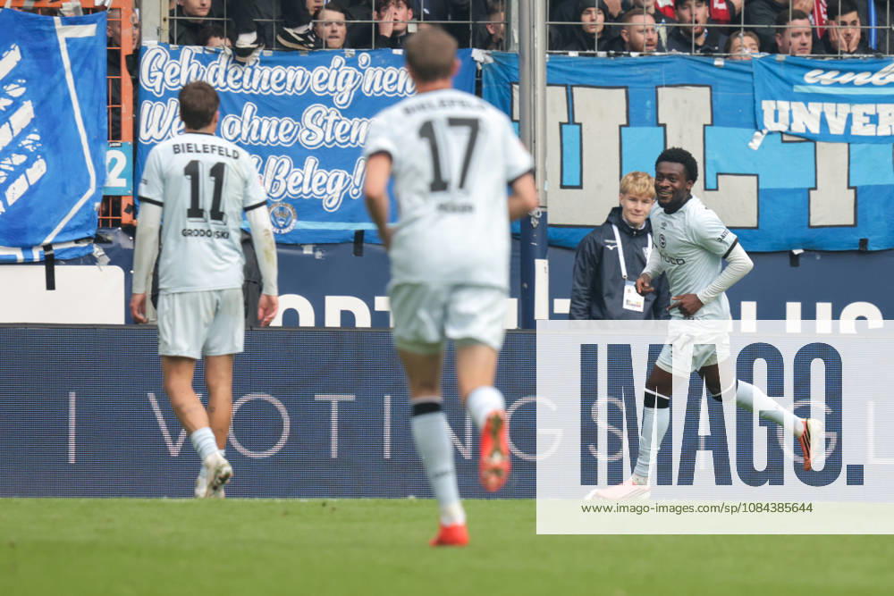 Soccer 2. Bundesliga, VfL Bochum vs. Arminia Bielefeld, goal: Benjamin Boakye, 0–1, Arminia Bielefeld vs. Bochum