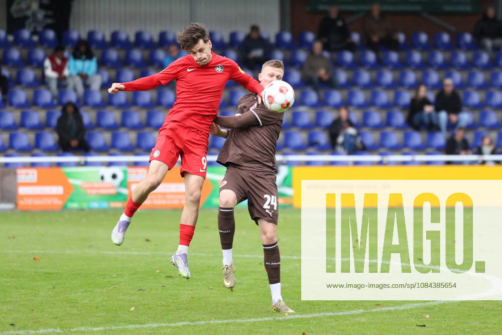 Soccer I Men s I 2026–2027 Season I Regionalliga Nord I Matchday 13 I FC St. Pauli II vs. HSC Hannover I October 11, 2026 Finn Hoffmann 9, HSC Hannover Jannik Robatsch 24, FC St. Pauli II Norderstedt Edmund Plambeck Stadium Schleswig-Holstein Germany