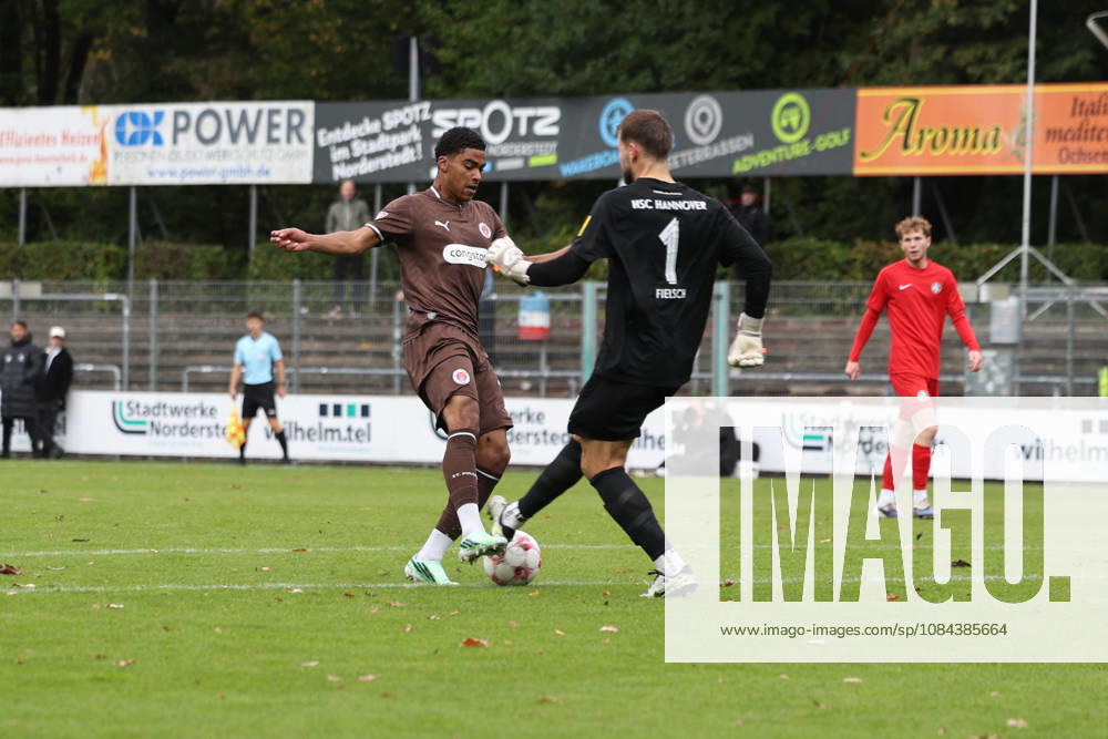 Soccer I Men s I 2026–2027 Season I Regionalliga Nord I Matchday 13 I FC St. Pauli II vs. HSC Hannover I October 11, 2026 Jack Wardius 19, FC St. Pauli II Bastian Fielsch 1, HSC Hannover Norderstedt, Edmund Plambeck Stadium, Schleswig-Holstein, Germany