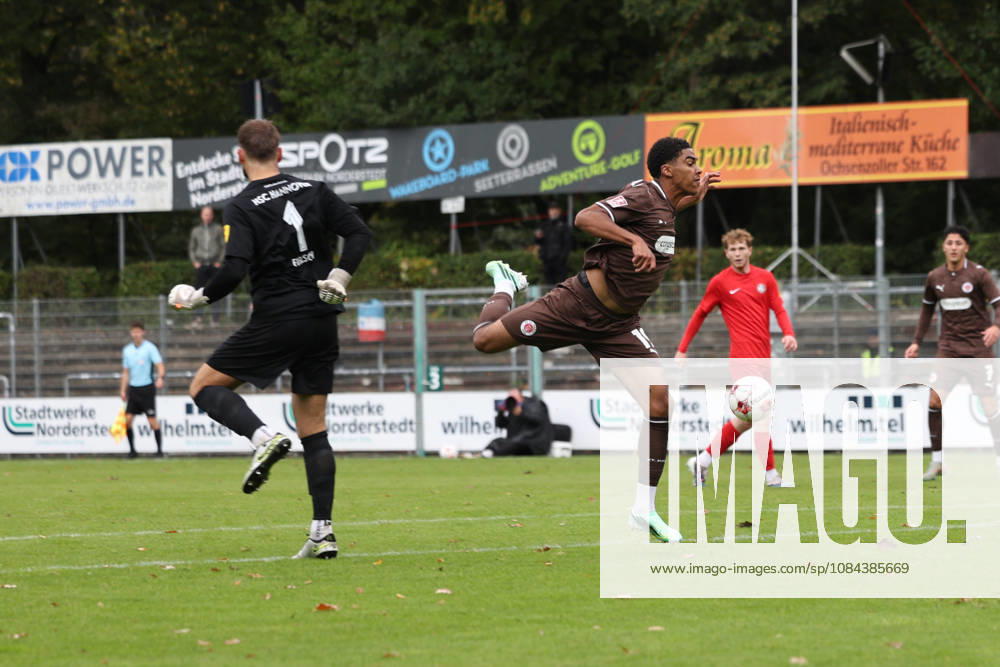 Soccer I Men s I 2026–2027 Season I Regionalliga Nord I Matchday 13 I FC St. Pauli II vs. HSC Hannover I October 11, 2026 Bastian Fielsch 1, HSC Hannover Jack Wardius 19, FC St. Pauli II, Edmund Plambeck Stadium, Norderstedt, Schleswig-Holstein, Germany