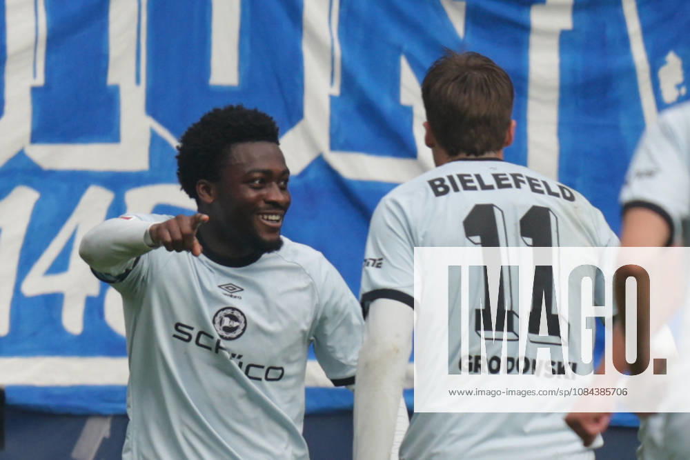 Soccer 2. Bundesliga, VfL Bochum vs. Arminia Bielefeld, goal: Benjamin Boakye, 0–1, Arminia Bielefeld vs. Bochum