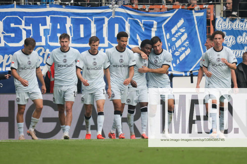 Soccer 2. Bundesliga, VfL Bochum vs. Arminia Bielefeld, goal: Benjamin Boakye, 0–1, Arminia Bielefeld vs. Bochum
