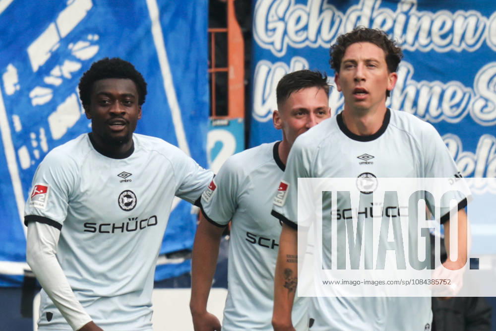 Soccer 2. Bundesliga, VfL Bochum vs. Arminia Bielefeld, goal: Benjamin Boakye, 0–1, Arminia Bielefeld vs. Bochum