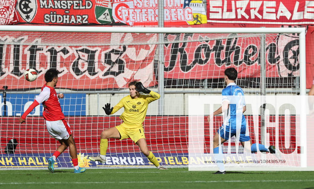 Halle, Saale, Saxony-Anhalt, Leuna, Chemistry, Stadium, Sports, Soccer, Hallescher FC Halle (HFC), Northeast Regional League (4th Division), Men s, 2026–2027 Season, Matchday 12, HFC vs. RSV Eintracht, Goal: 1–0 by Osman Atilgan, Hallescher FC, Linus Löflker RSS
