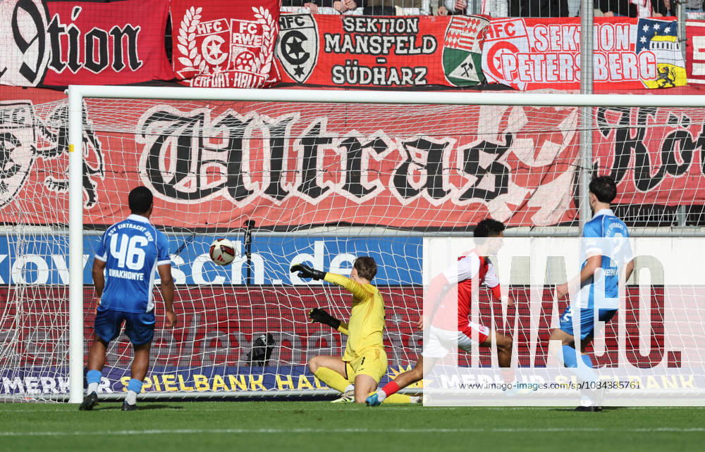 Halle, Saale, Saxony-Anhalt, Leuna, Chemistry, Stadium, Sports, Soccer, Hallescher FC Halle (HFC), Northeast Regional League (4th Division), Men s, 2026–2027 Season, Matchday 12, HFC vs. RSV Eintracht, Goal: 1–0 by Osman Atilgan, Hallescher FC, Linus Löflker RSS