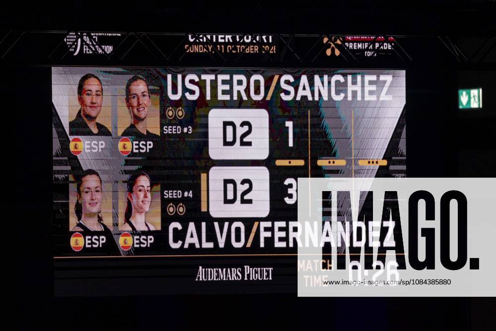 CUPRA Germany Premier Padel P2 Final, October 11, 2026 CUPRA Germany Premier Padel P2 Final