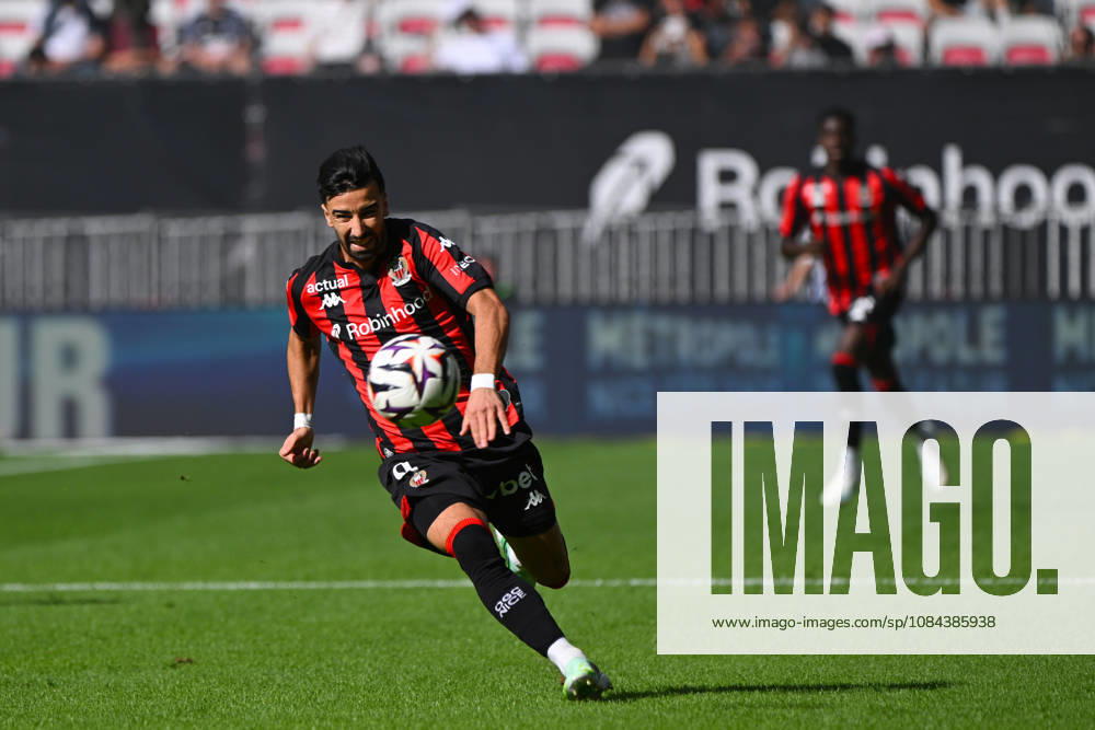 Mohamed Amoura (OGCN) - Ligue 1 McDonalds match between OGC Nice and Racing Club de Strasbourg Alsace on October 11, 2026 at the Allianz Riviera Stadium in Nice.