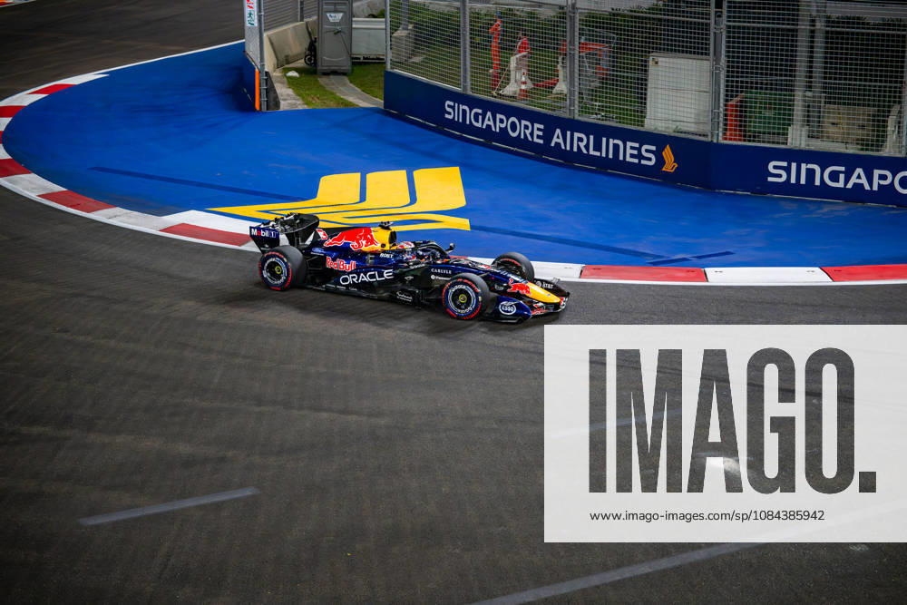 11th October 2026; Marina Bay, Singapore; Formula 1, Singapore Grand Prix, Race Day; Max Verstappen of Red Bull Racing at turn 4 DavidxAsh