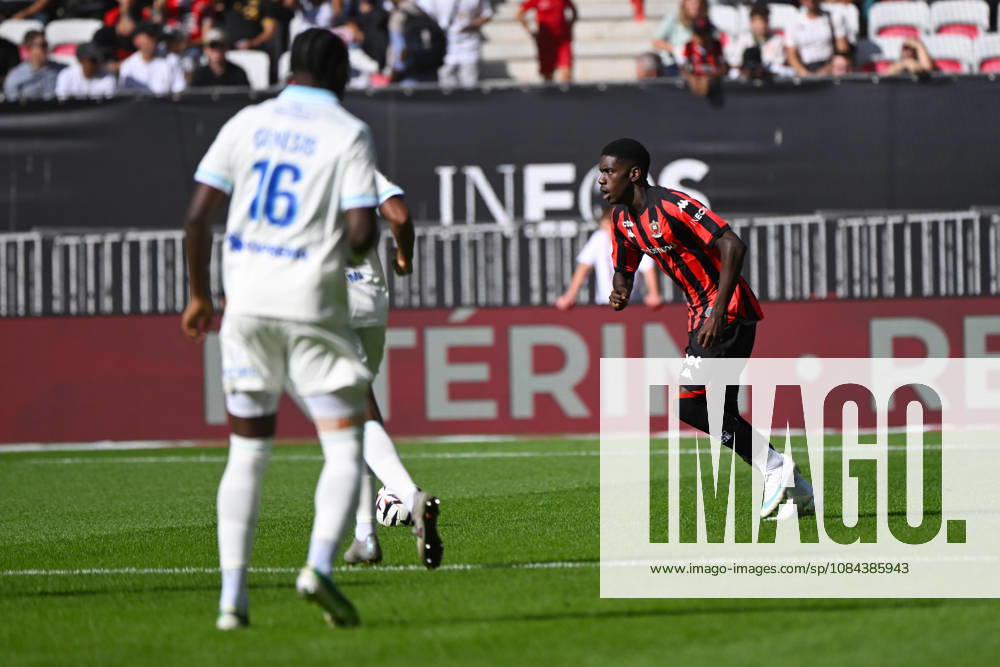 Djibril Coulibaly (OGCN) - Ligue 1 McDonalds match between OGC Nice and Racing Club de Strasbourg Alsace on October 11, 2026 at the Allianz Riviera Stadium in Nice.