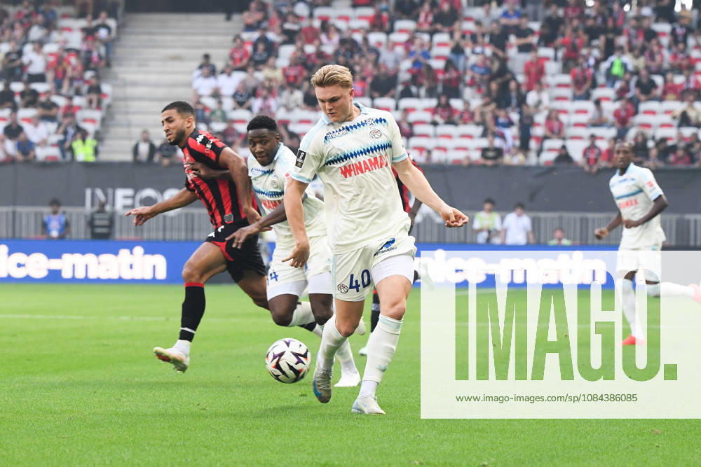 OGC Nice v RC Strasbourg Alsace - Ligue 1 McDonald s 2026 2027 Conrad HARDER of Strasbourg during Ligue 1 McDonald s match between Nice and Strasbourg at Allianz Riviera Stadium on October 11, 2026 in Nice, France. Nice France