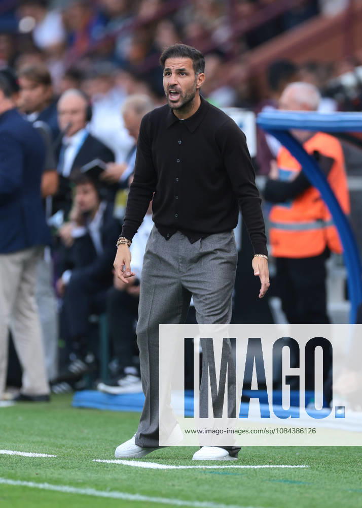 Como 1907 v AS Roma - Serie A - Season 2026-2027 Como, Italy, 11th October 2026. Cesc Fabregas Head coach of Como 1907 reacts during the Como 1907 vs AS Roma Serie A match at Stadio Giuseppe Sinigaglia, Como. Picture credit should read: Jonathan Moscrop Como Stadio Giuseppe Sinigaglia Italy
