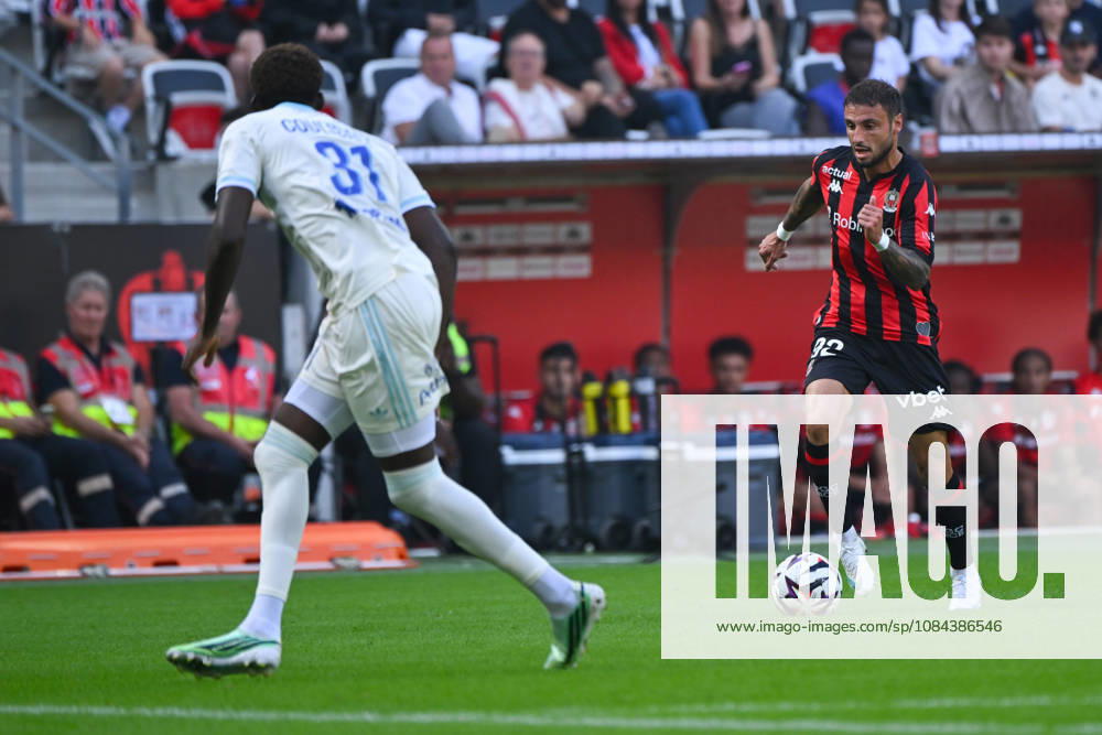 Jonathan Clauss (OGCN) - Ligue 1 McDonalds match between OGC Nice and Racing Club de Strasbourg Alsace on October 11, 2026 at the Allianz Riviera Stadium in Nice.