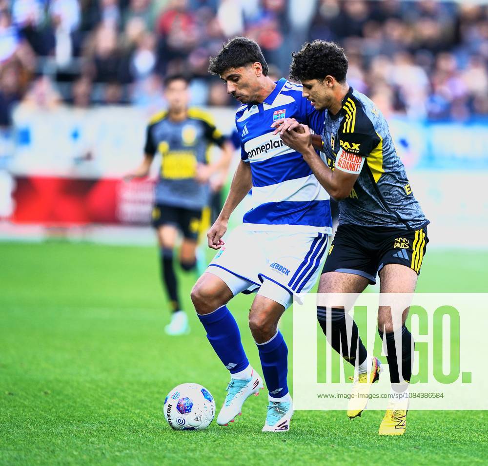2026-10-11 VriendenLoterij Eredivisie: PEC Zwolle v SC Cambuur ZWOLLE, NETHERLANDS - OCTOBER 11: Koen Kostons of PEC Zwolle and IsmaÃ«l Baouf of SC Cambuur during the VriendenLoterij Eredivisie match between PEC Zwolle and SC Cambuur at Mac3Park Stadion on October 11, 2026 in Zwolle, Netherlands. Zwolle Mac3Park Stadion Netherlands Content not available for redistribution in The Netherlands directly or indirectly through any third parties.