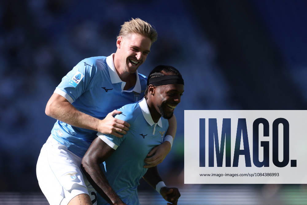 SOCCER - Serie A - SS Lazio vs. AC Monza Photo by IPA ABACAPRESS.COM89549575 - Rome, Italy — October 11, 2026: Nuno Albertino Varela Tavares (Defender) of Lazio scores a goal and celebrates with his teammates during the 2026–2027 Italian Serie A—Enilive Championship soccer match between SS Lazio and AC Monza at the Olympic Stadium in Rome. Rome Italy