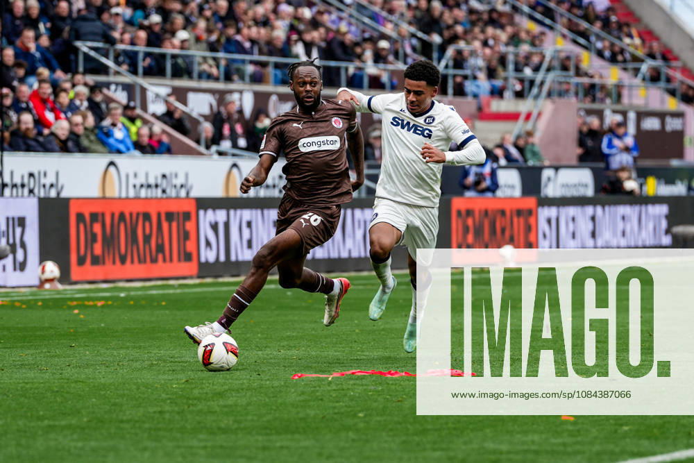 Germany Soccer 2. Bundesliga 2026–27, Matchday 7: FC St. Pauli vs. Karlsruher SC at Millerntor Stadium, Hamburg; St. Pauli: Ricky Jade Jones; Karlsruher SC: Kevin Wiethaup, 7