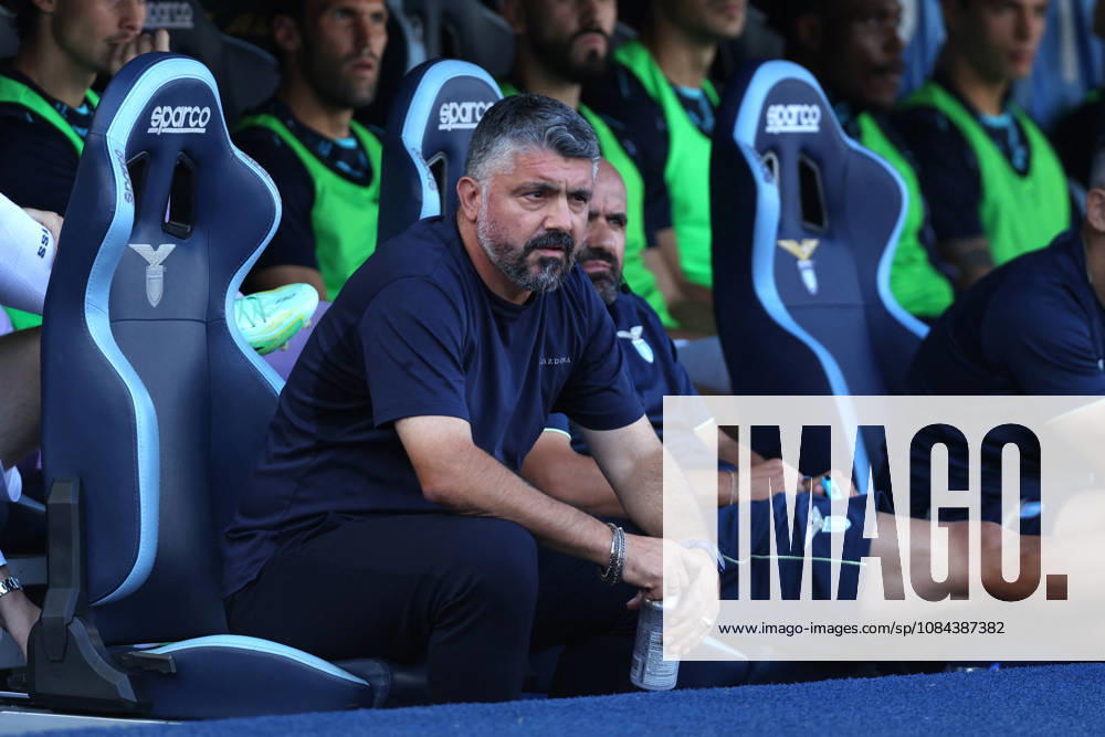 SOCCER - Serie A - SS Lazio vs. AC Monza Photo by IPA ABACAPRESS.COM89550076 - Rome, Italy — October 11, 2026: Gennaro Gattuso, coach of Lazio, seen in action during the 2026–2027 Italian Serie A—Enilive Championship soccer match between SS Lazio and AC Monza at the Olympic Stadium in Rome. Rome Italy