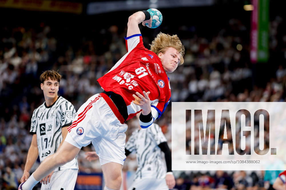Kiel, October 11, 2026; Handball, 2026–27 Bundesliga 1, THW Kiel vs. Handball Club Hamburg; Martin Hovde, HC Hamburg, 81