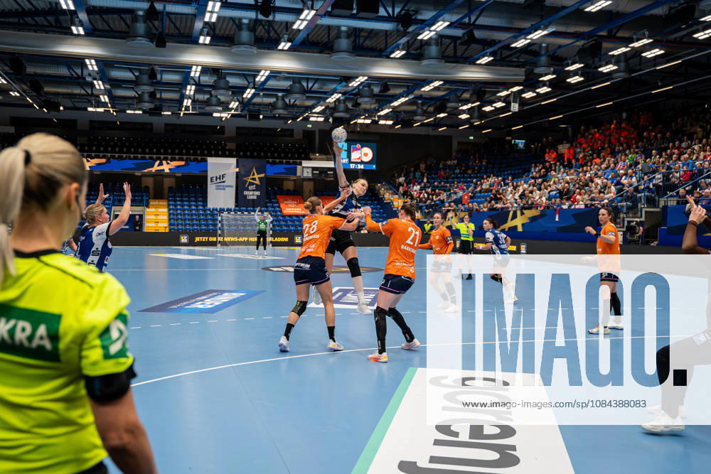 HSG Blomberg Lippe GER vs. Odense Handbold DEN, Handball, EHF Champions League Women, Group Stage, October 11, 2026, 2026–2027 Season, Lemgo’s Karolina Jurenczyk of HSG Blomberg Lippe, 81 goal attempts at the Lemgo Phoenix Contact Arena, Germany