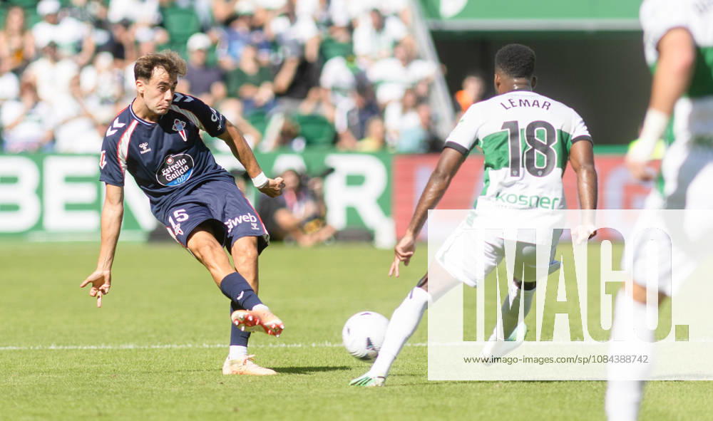 ESP LaLiga EA Sports Elche CF vs. Celta Vigo: Álvaro Núnez of Celta during the LaLiga EA Sports match between Elche CF and Celta Vigo, played at Martínez Valero Stadium in Elche on October 11, 2026, in Spain. Spanish Soccer