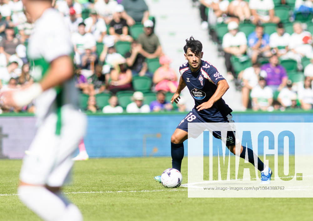 ESP LaLiga EA Sports Elche CF vs. Celta Vigo Pablo Duran of Celta during the LaLiga EA Sports match between Elche CF and Celta Vigo played at Martinez Valero Stadium in Elche on October 11, 2026, in Spain. Spanish Soccer