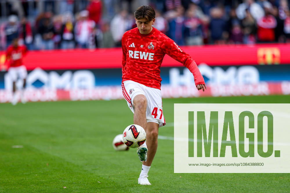 Soccer, Bundesliga, 1. FC Köln vs. Borussia Mönchengladbach, RheinEnergieSTADION, Matchday 5, 2026–2027 Season, Mikey Moore, 1 FC Köln 47 during warm-ups. DFB regulations prohibit any use of photographs as image sequences and or quasi-video. Photo: WilkowskixPressefotoKochx, North Rhine-Westphalia, Germany