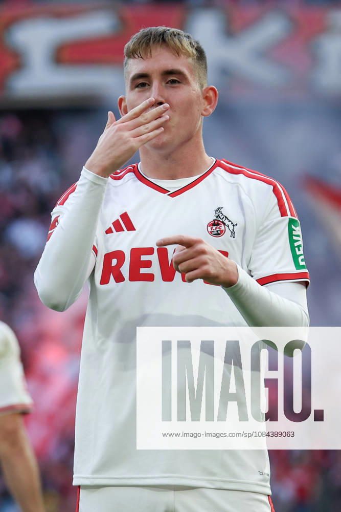 1 Bundesliga 26 27 1 FC Cologne vs. Borussia Mönchengladbach on October 11, 2026, at the RheinEnergieSTADION in Cologne—cheers, goal celebrations, Goal scorers, goal scorer Isak Johannesson of Cologne 8 celebrates after scoring the 1–0 goal MH