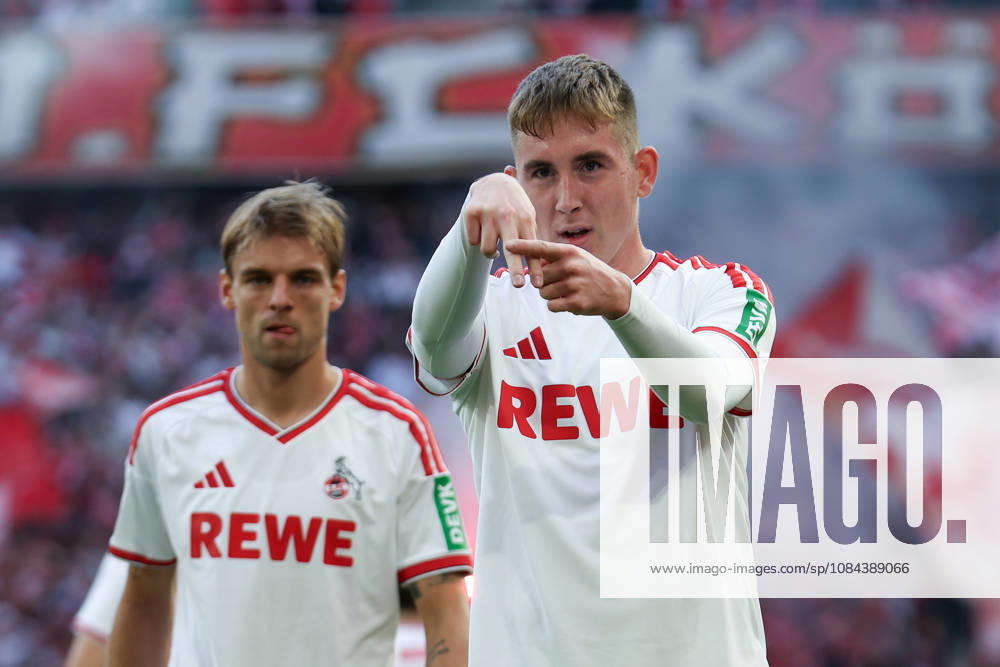 1 Bundesliga 26 27 1 FC Cologne vs. Borussia Mönchengladbach on October 11, 2026, at the RheinEnergieSTADION in Cologne—cheers, goal celebrations, Goal scorers, goal scorer Isak Johannesson of Cologne 8 celebrates after scoring the 1–0 goal MH