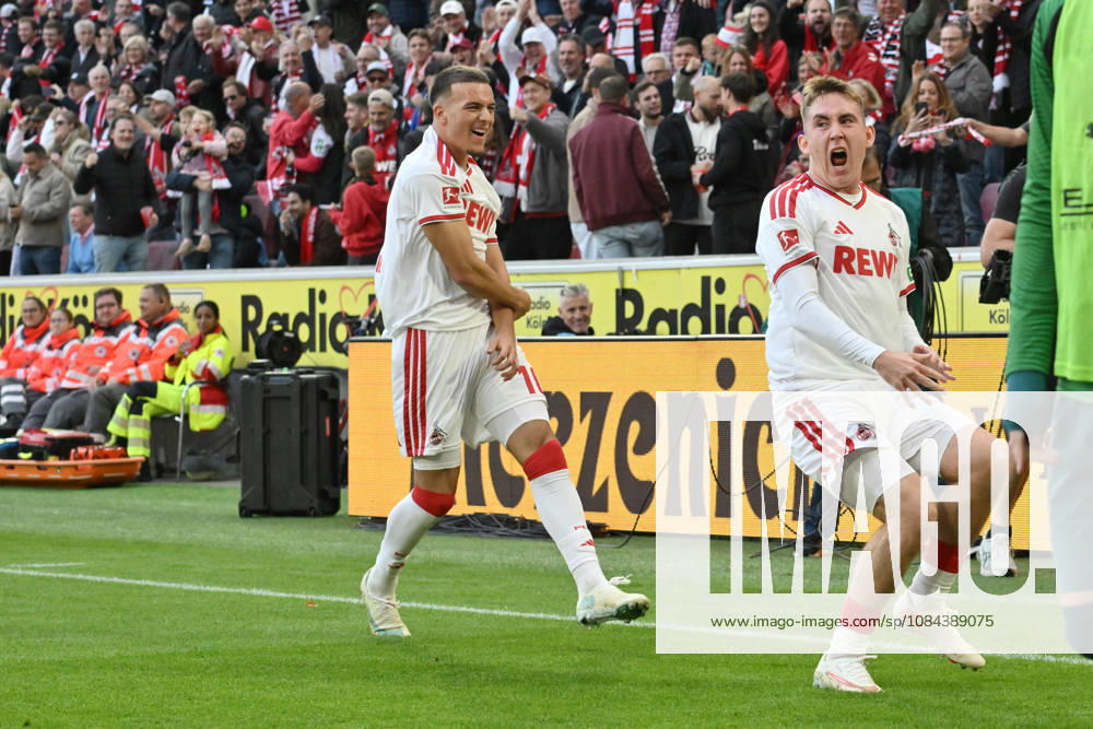 Celebration 1 0 Isak Johannesson 1 FC Cologne, Said El Mala 1 FC Cologne, April 11, 2026, Soccer 1 Bundesliga, 2026–2027 Season, Matchday 5, 1. FC Köln vs. Borussia Mönchengladbach. DFL regulations prohibit any use of photographs as image sequences and or quasi-video. Cologne, RheinEnergie Stadium, North Rhine-Westphalia, Germany Team2